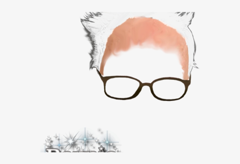 Hair Clipart Bernie Sanders - Sketch, transparent png download