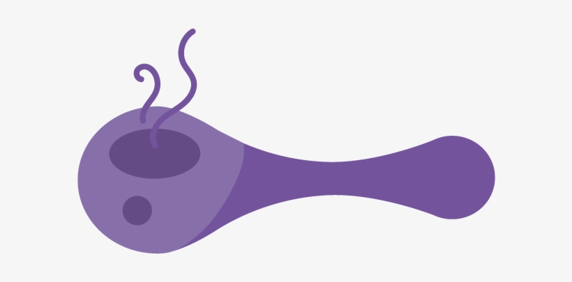 Pipes And Bowls Are Another Way Marijuana Can Be Smoked - Marijuana Pipe Clipart, transparent png download