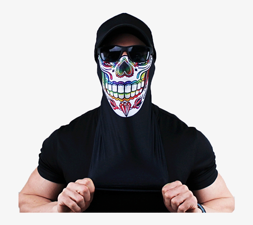 3d Face Series Day Of The Dead Ancestor - Mask, transparent png download