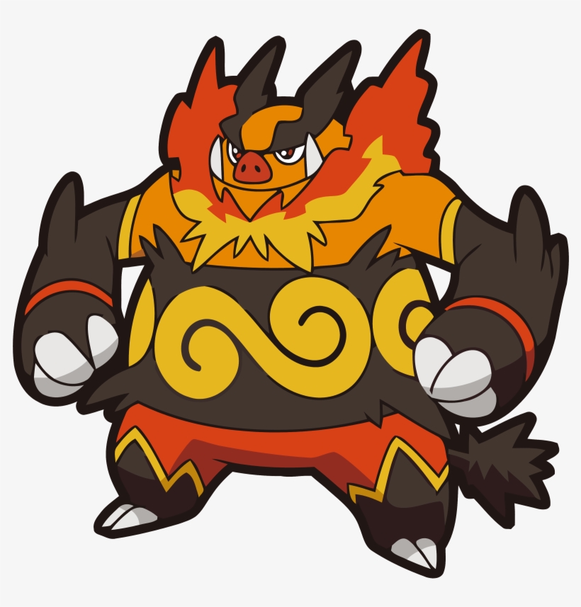 176 Kb Png - Endeavor Emboar, transparent png download