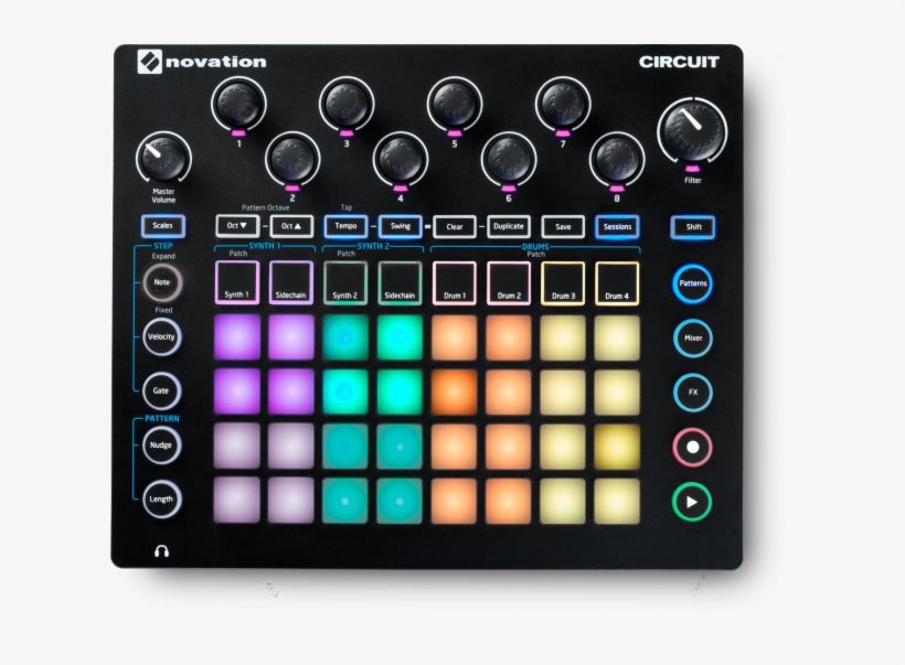 Novation Circuit Gr, transparent png download
