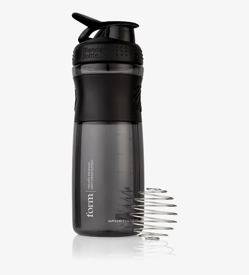 Form Shaker Black - Water Bottle, transparent png download