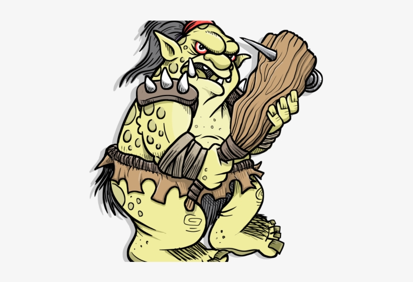 Creatures Clipart Troll - Cartoon, transparent png download