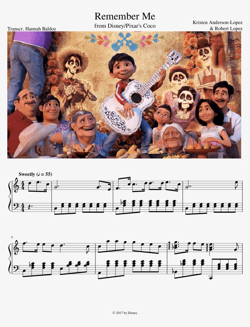 Remember Me - [coco] - Filme Viva A Vida É Uma Festa, transparent png download