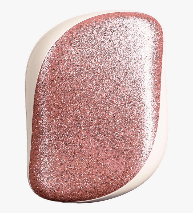 Glaze Compact Styling Hairbrush - Tangle Teezer Rose Gold Glaze, transparent png download