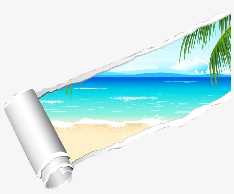Tear Beach Effect Sea Ocean Free Hq Image Clipart, transparent png download