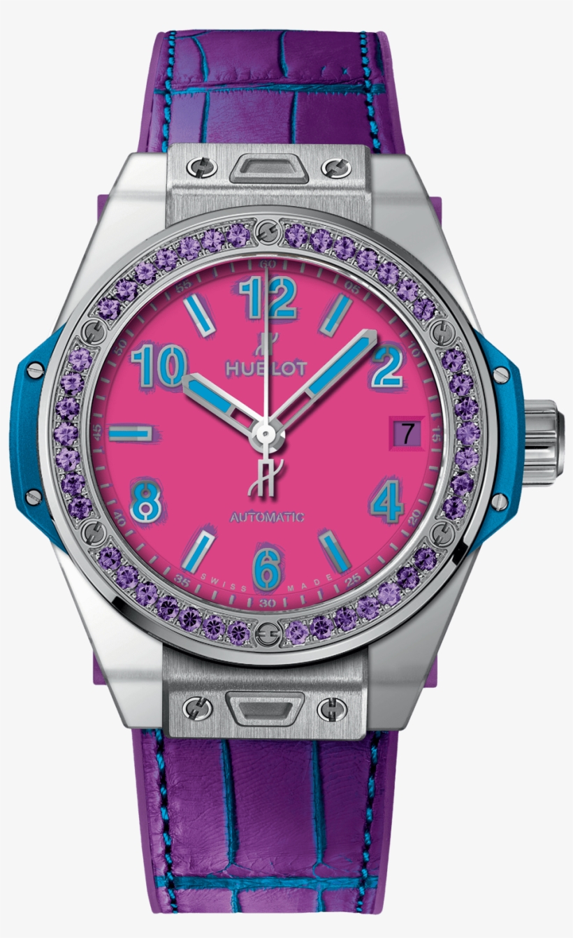 Hublot Big Bang One Click Pop Art - Hublot Big Bang One Click Steel, transparent png download