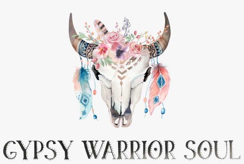 Girly Watercolor Longhorn Head, transparent png download