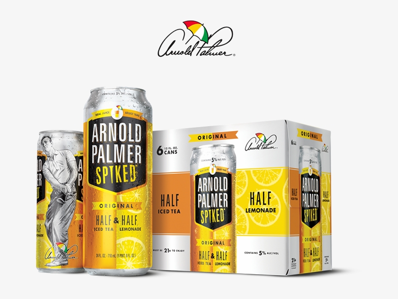 Arnold Palmer Spiked Cans - Arnold Palmer Spiked Half And Half, transparent png download
