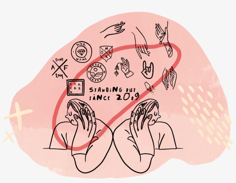 “say No” / Illustration By Becka Gruber / Get Em Tiger - Flip-flops, transparent png download