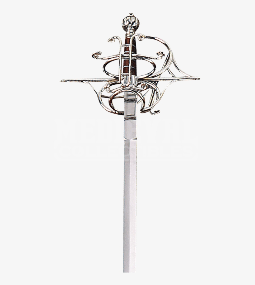 Brass Crown Basket Rapier, transparent png download