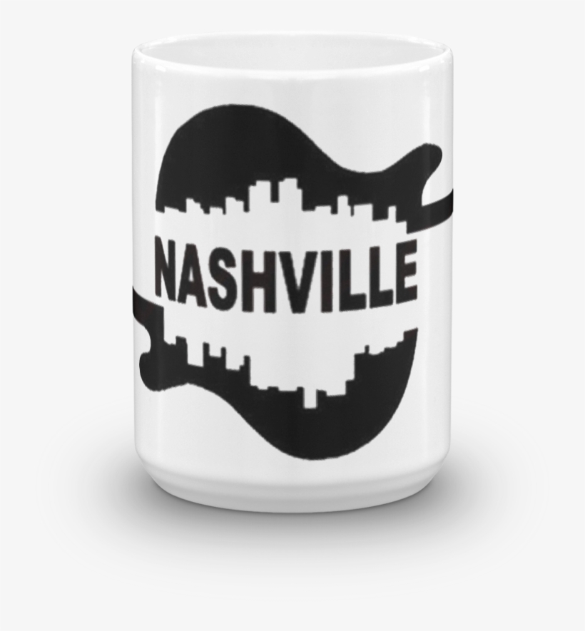 Nashville Guitar Logo Mug - Logo Gitar Keren, transparent png download