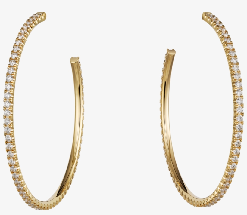 Etincelle De Cartier Earrings Yellow Gold, Diamonds - Etincelle De Cartier Earrings, transparent png download
