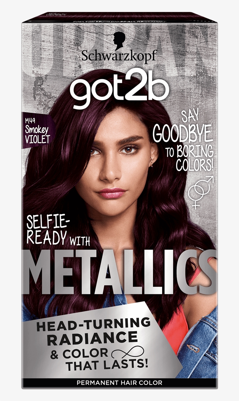 Got2b Color Com Metallics M49 Smokey Violet - Got2b Metallics Urban Mauve, transparent png download