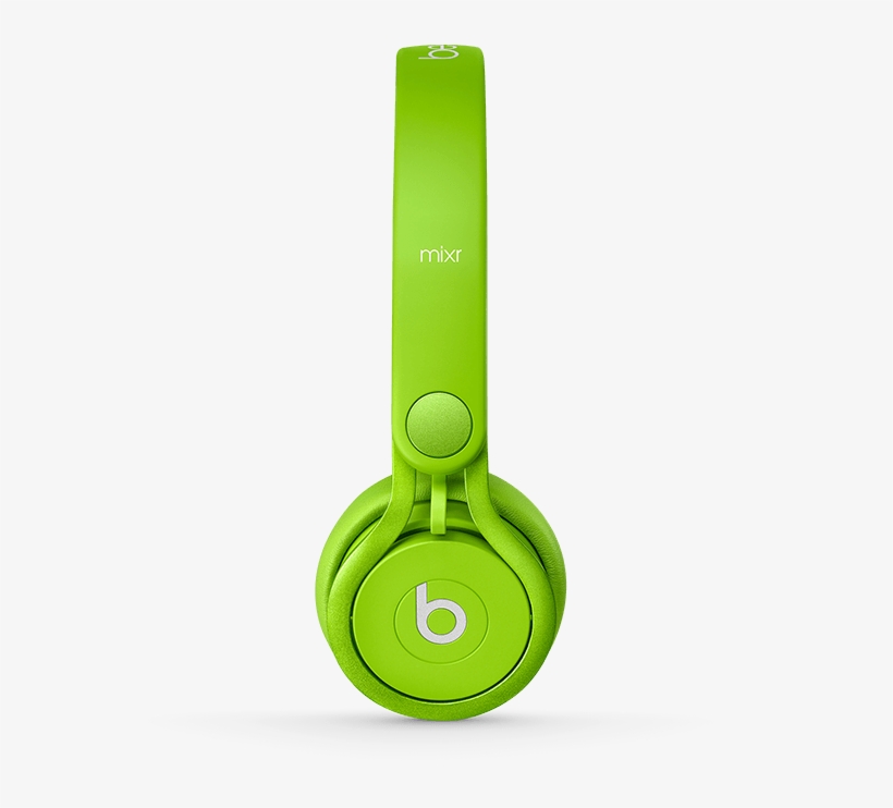 Green Dj Headphones - Beats Mixr Green Headphones, transparent png download