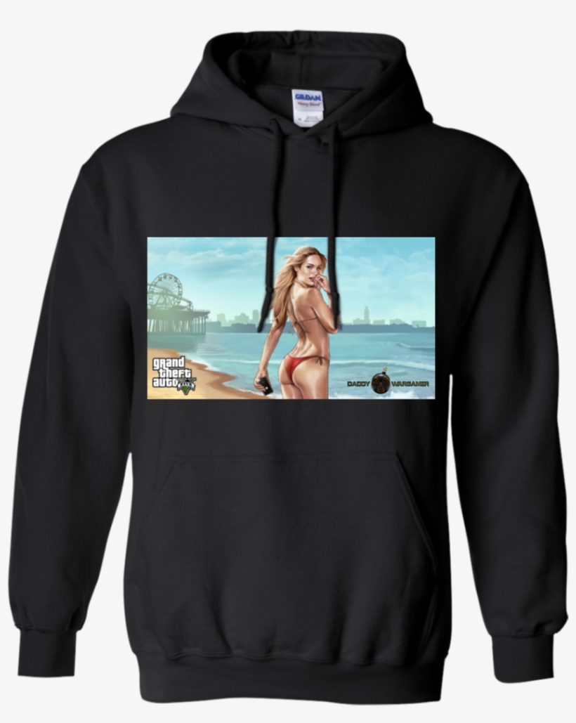 Gta V Boardwalk Pullover Hoodie Gta V Boardwalk Pullover - Black Sniper Gang Hoodie, transparent png download