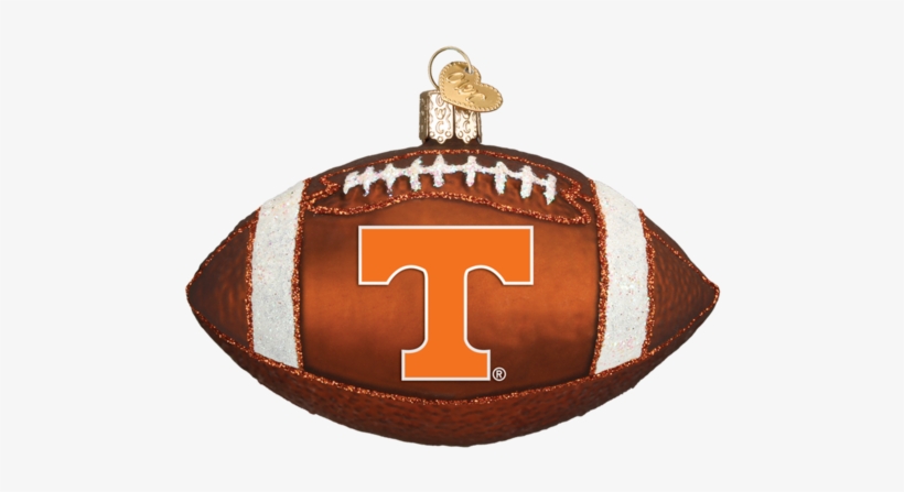 Tennessee Volunteers Football Glass Christmas Ornament - La Chargers Christmas, transparent png download