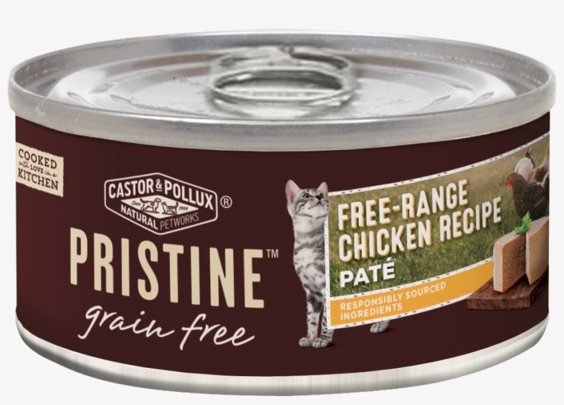 Castor And Pollux Pristine Grain Free Free Range Chicken - Kitten, transparent png download