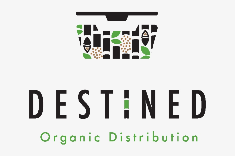 Destined Organic Logo - Graphic Design, transparent png download