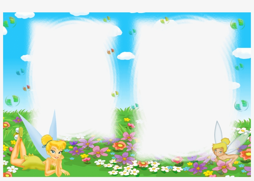 Marco Foto Campanilla2 - Baby Photo Frames Png, transparent png download