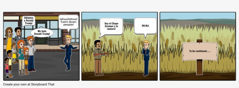 El Fin De Donald Trump - Cartoon, transparent png download