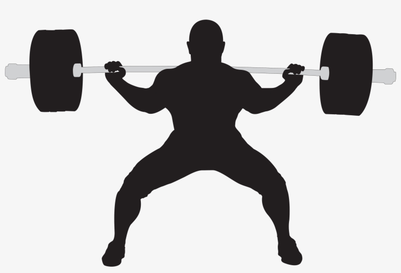 Bench Press Silhouette, transparent png download