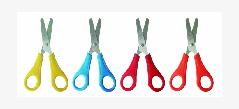 Tijera 5" Escolar Puno Colores Pelikan - Bastelschere, transparent png download