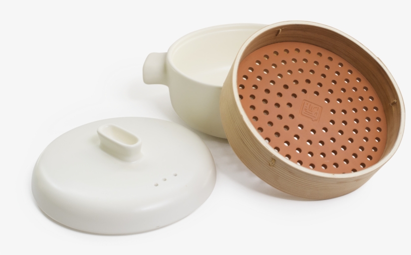 Jia Ceramic Terracotta Cedar 3 Piece Steamer Set Profile - Sink, transparent png download