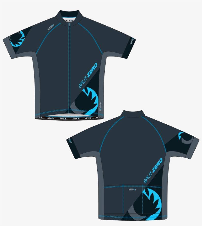 Split-zero Jersey Men's - Active Shirt, transparent png download