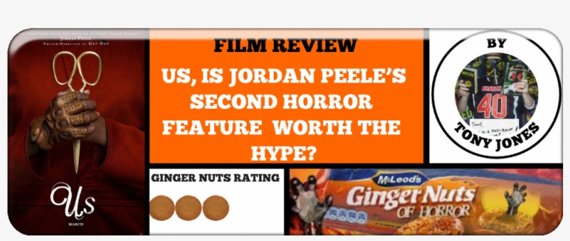 Us Is Jordan Peele's Second Horror Feature Worth The - Mcvities Ginger Nuts, transparent png download