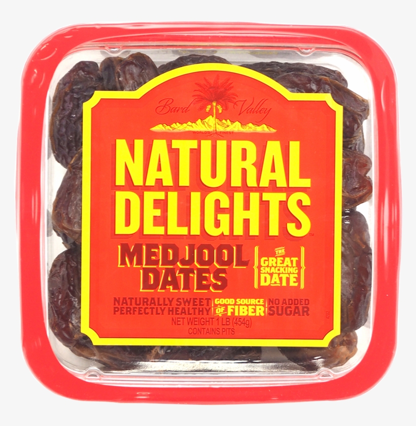 Picture Of Bard Valley Natural Medjool Dates 454g - Natural Delights Medjool Dates, transparent png download