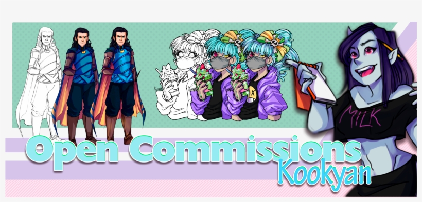 [open Commissions] Ilustration, Profile Thing And More, - Cartoon, transparent png download