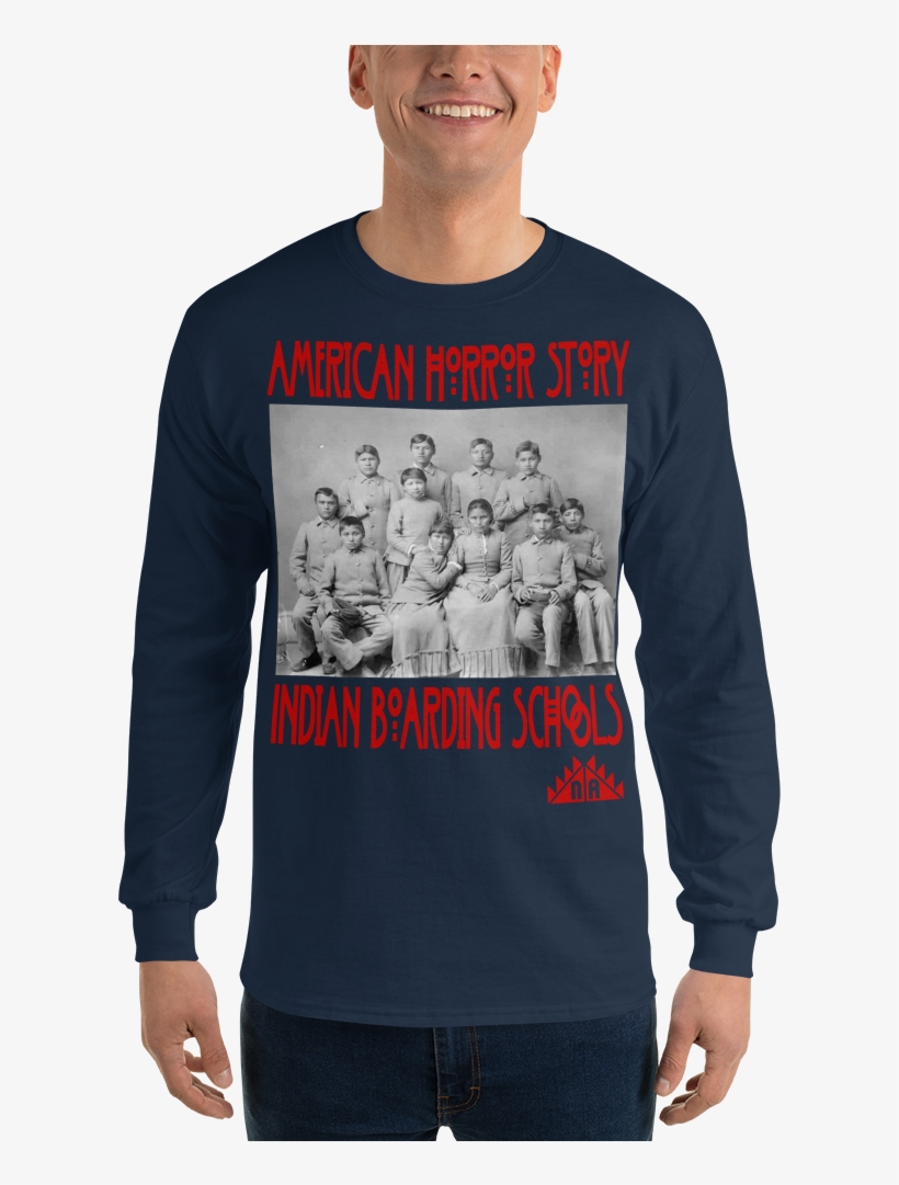 American Horror Story Long Sleeve Shirt - Long-sleeved T-shirt, transparent png download