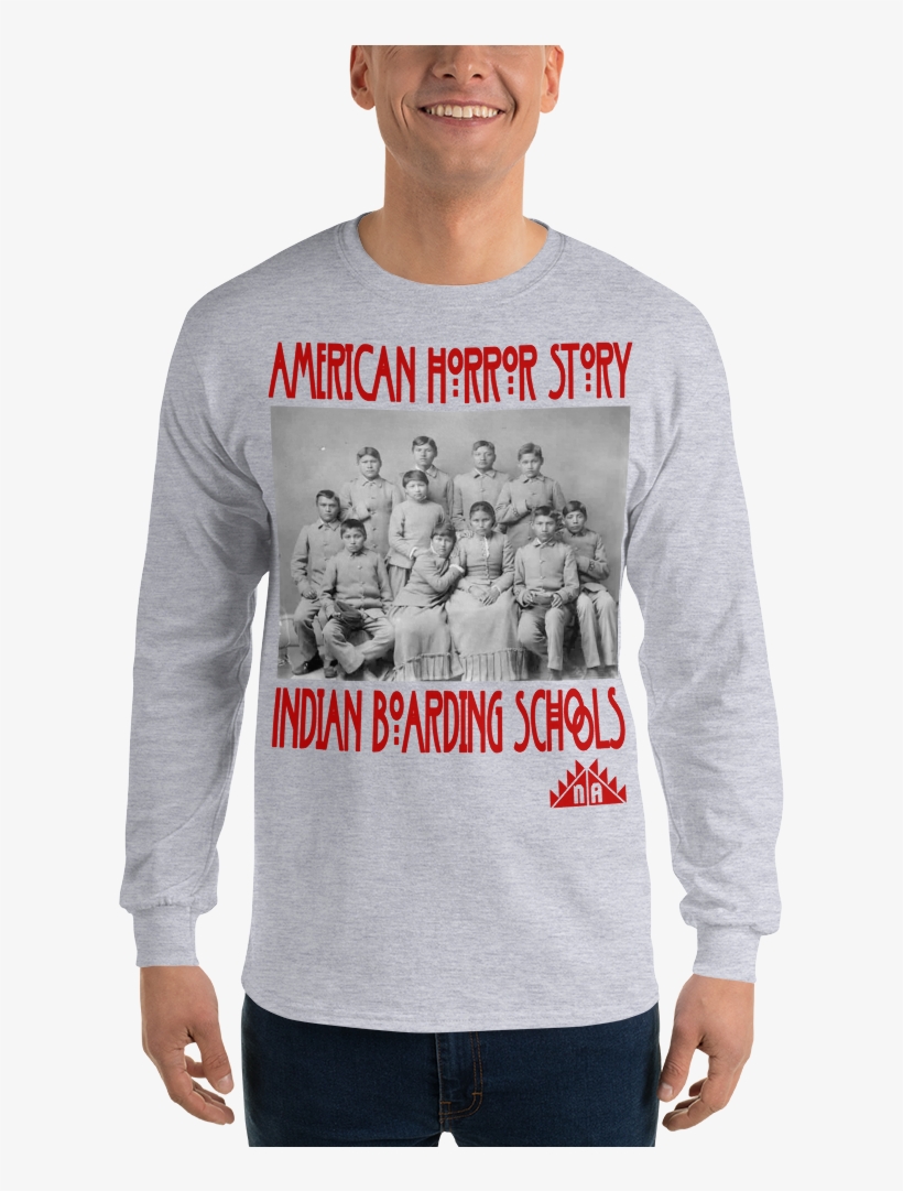 American Horror Story Long Sleeve Shirt - Long-sleeved T-shirt, transparent png download
