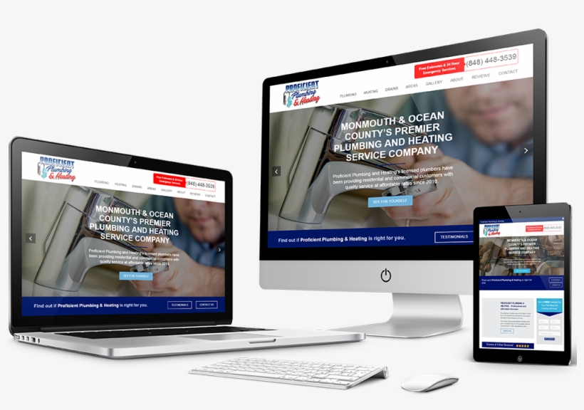 Plumber & Contractor Websites - Plumbers Website Design, transparent png download