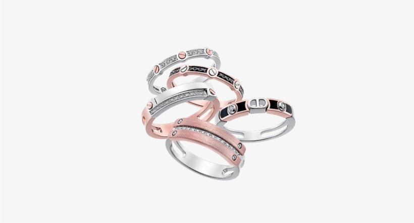 Zancan Gioielli Couple Rings, Wedding Rings, Diamonds, - Pre-engagement Ring, transparent png download