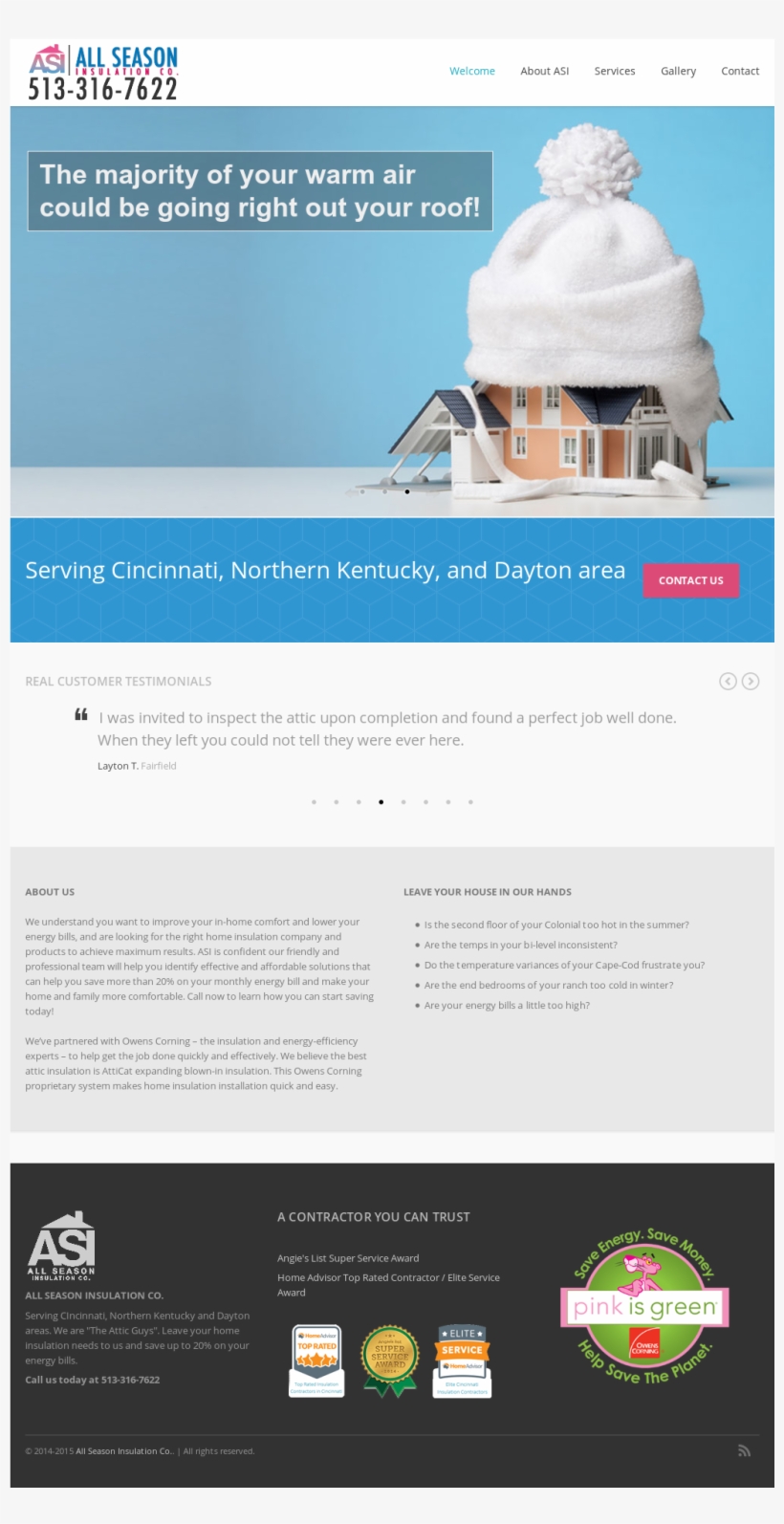 All Season Insulation Company Competitors, Revenue - Web Page, transparent png download