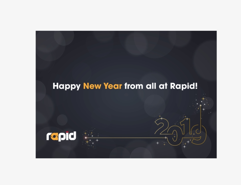 Happy New Year From All Rapid - Poster, transparent png download