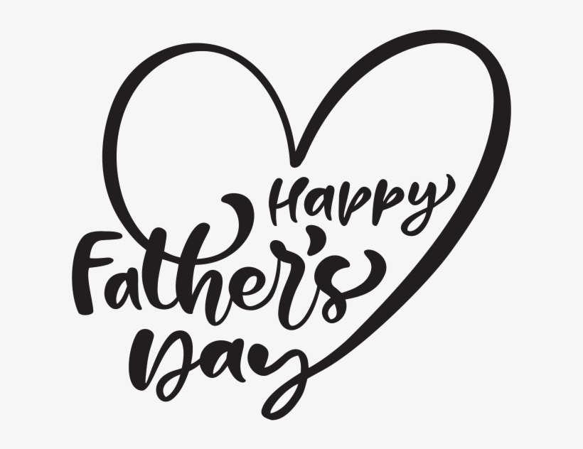 Fathers Day Greeting Quotes - Heart, transparent png download