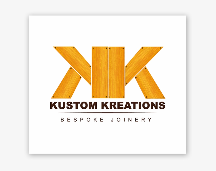 Kustom Kreations Bespoke Joinery Logo Design, transparent png download