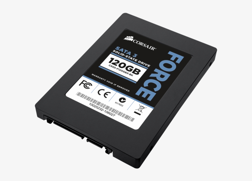 Corsair Force 3 120gb Solid State Drive Review - Corsair Force Ssd 120gb, transparent png download