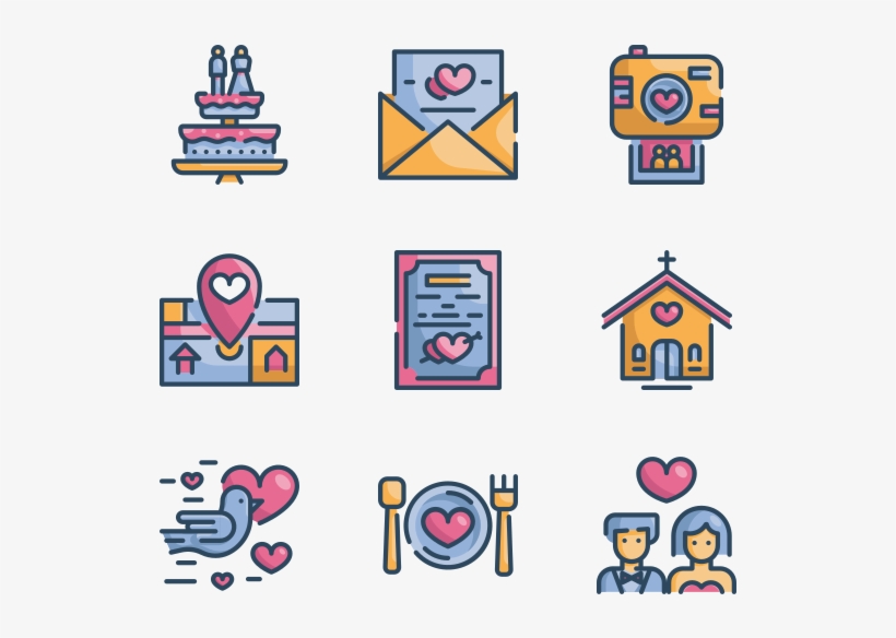 Wedding - Vector Statistics Icon Png, transparent png download