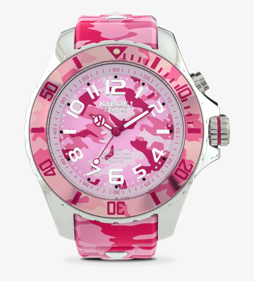 Camo Collection - Pink Watch, transparent png download