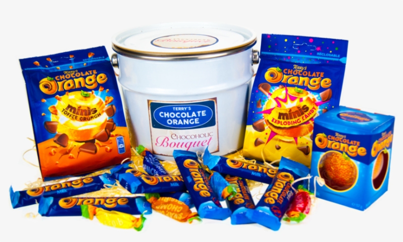 Terry's Chocolate Orange Bucket Of Chocolate Retro - Terry's Chocolate Orange Ice Cream, transparent png download