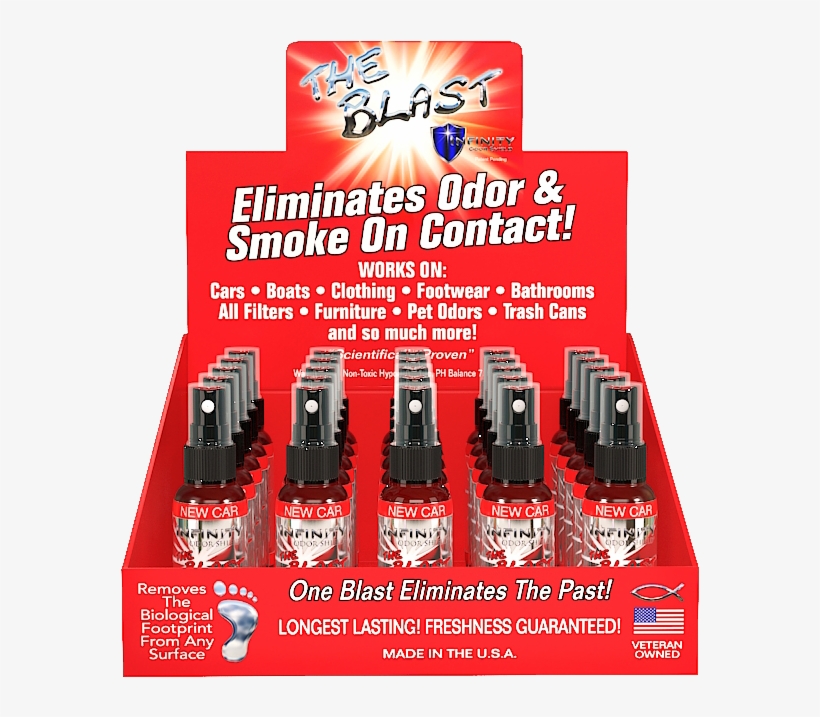 Infinity® The Blast™ Box 5 Holds 25 Spray Bottles - Flyer, transparent png download