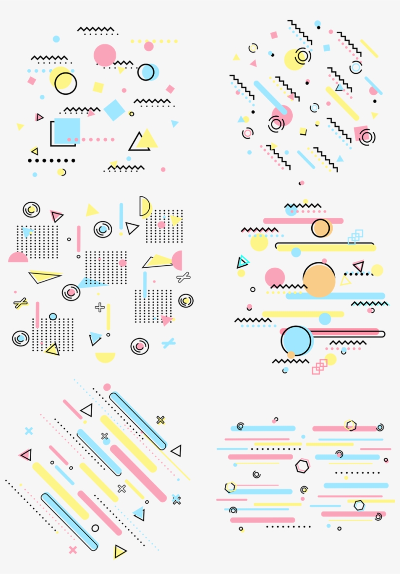 Memphis Commerce Trend Elements Simplicity Png And - Portable Network Graphics, transparent png download