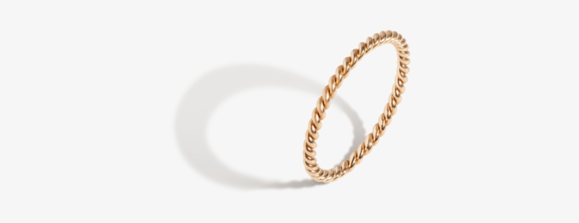 Thick Stackable Twist Ring 14k Yellow Gold 18k Yellow - Ring, transparent png download