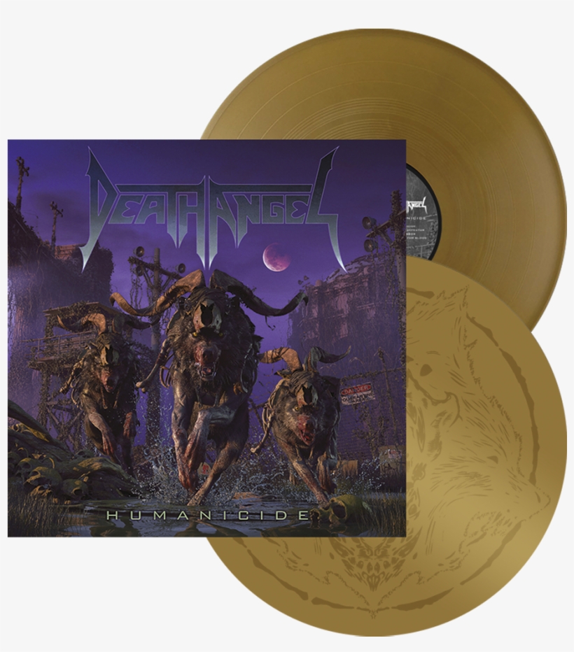 Death Angel Humanicide Gold Vinyl - Death Angel Humanicide, transparent png download