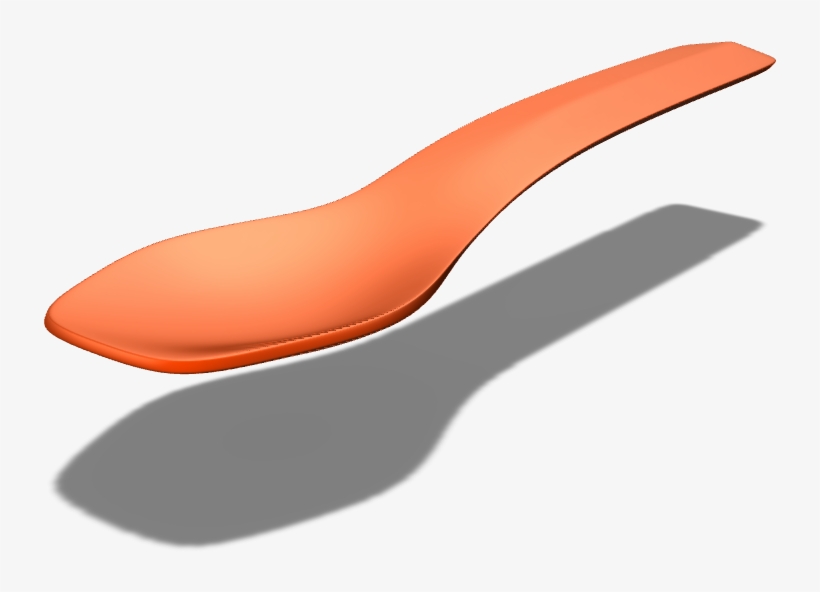 Spoon Ready For 3d Printing - Spatula, transparent png download