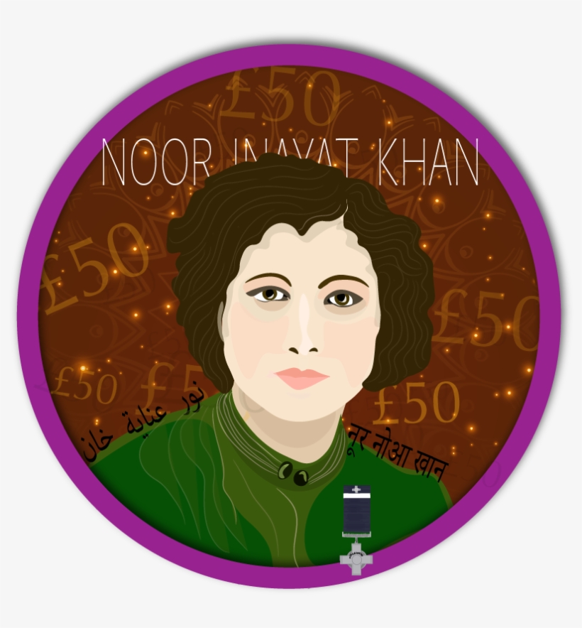 Noor Inayat Khan Was A British Heroine Of World Ww2 - Girl, transparent png download